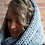 Thumbnail: Blocked Infinity Scarf in Shades of Grey