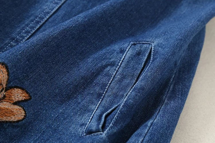 Miniatura: Jardineira Jeans Bordado