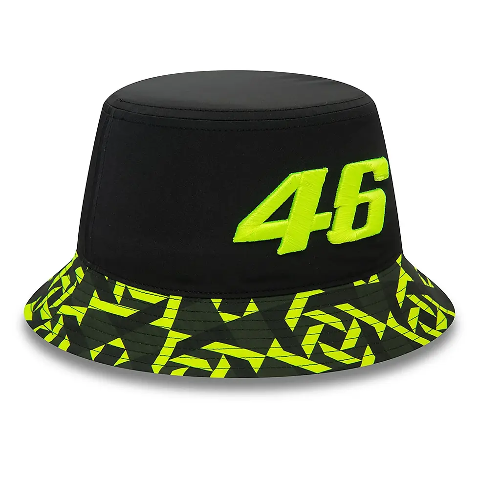 Miniatura: NEW ERA BUCKET CAPPELLO PESCATORA VR46 GEO PRINT NERO