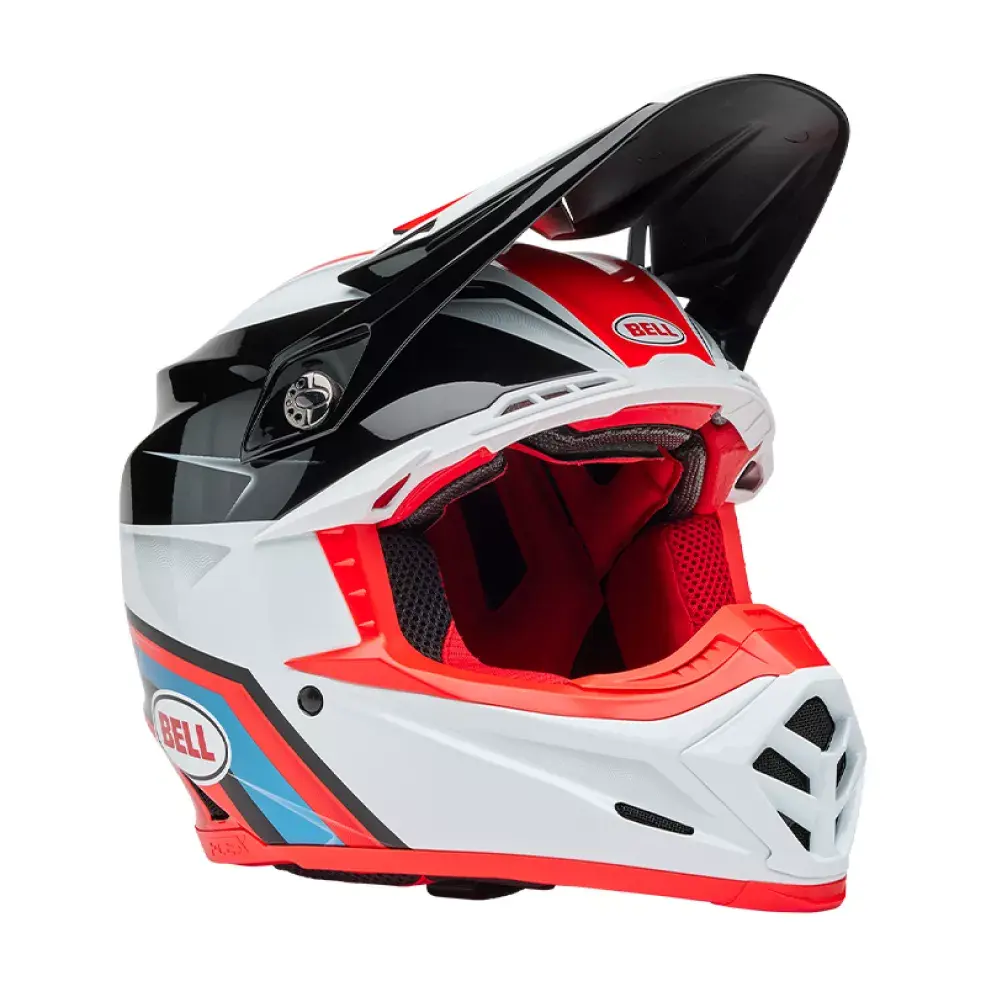 CASCO BELL MOTO-9S FLEX 2025 MERCHANT ROSSO/NERO