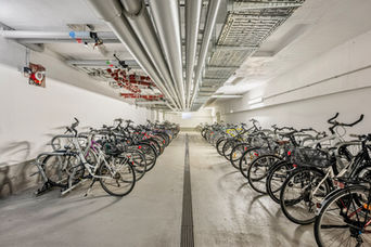 Focus Homes Heidelberg - Fahrradkeller mit Fahrradständern