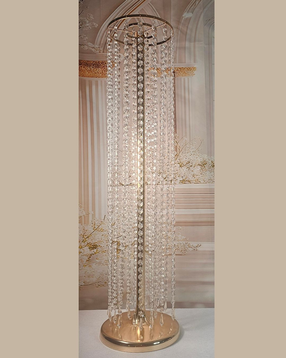 Thumbnail: Tall Crystal Flower Stand