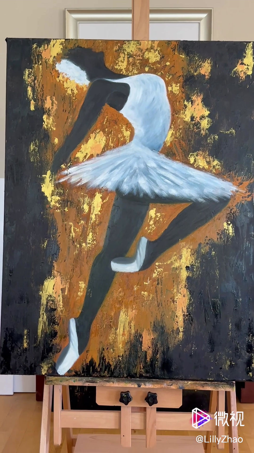 Thumbnail: The Ballet Girl (original oil on canvas 30x40)