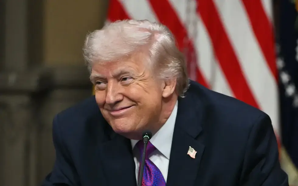 President Donald Trump said the US was going to be hitting Iran "very hard over the next week". Photo: ANDREW CABALLERO-REYNOLDS / AFP