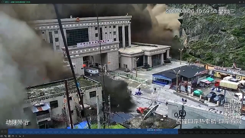 Hundreds of tourists were missing after the natural disaster swept through the border region. Source: 1News
