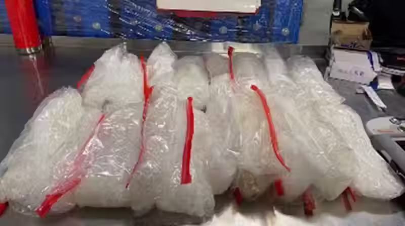 Bags containing methamphetamine. (Source: NZ Customs) (Source: Supplied)
