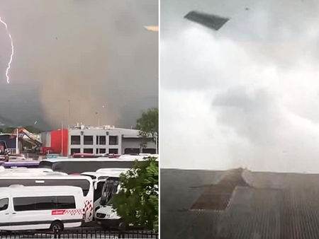 토네이도, 오클랜드 남부 강타