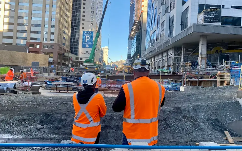 Construction lost 2315 jobs in the quarter, or 1.3 percent.