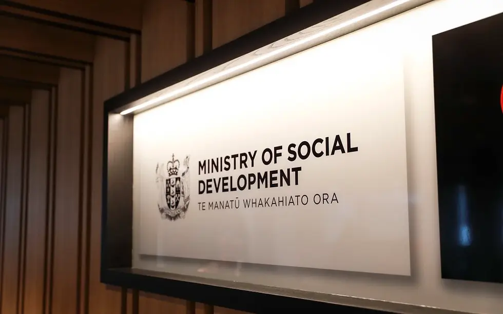 Judge Tini Clark as she sentenced Kataraina Fay Matiu on a charge of obtaining nearly $25,000 from the Ministry of Social Development (MSD) by deception. Photo: RNZ / Rebekah Parsons-King