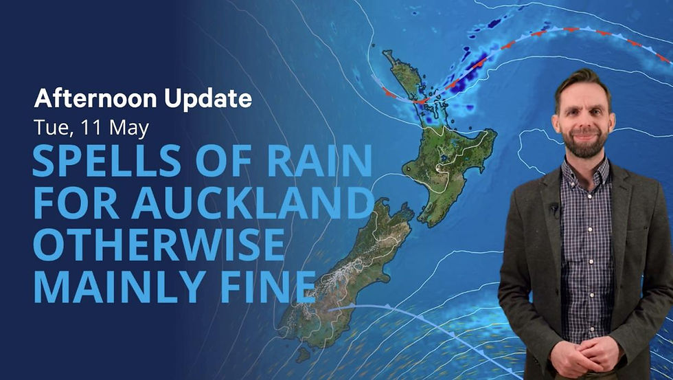 For most of us, it'll be a dry but chilly start to Tuesday / Source: MetService