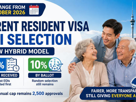 부모초청 영주권, 10월부터 '추첨제'에서 "접수순 90% + 추첨 10%"로 바뀐다