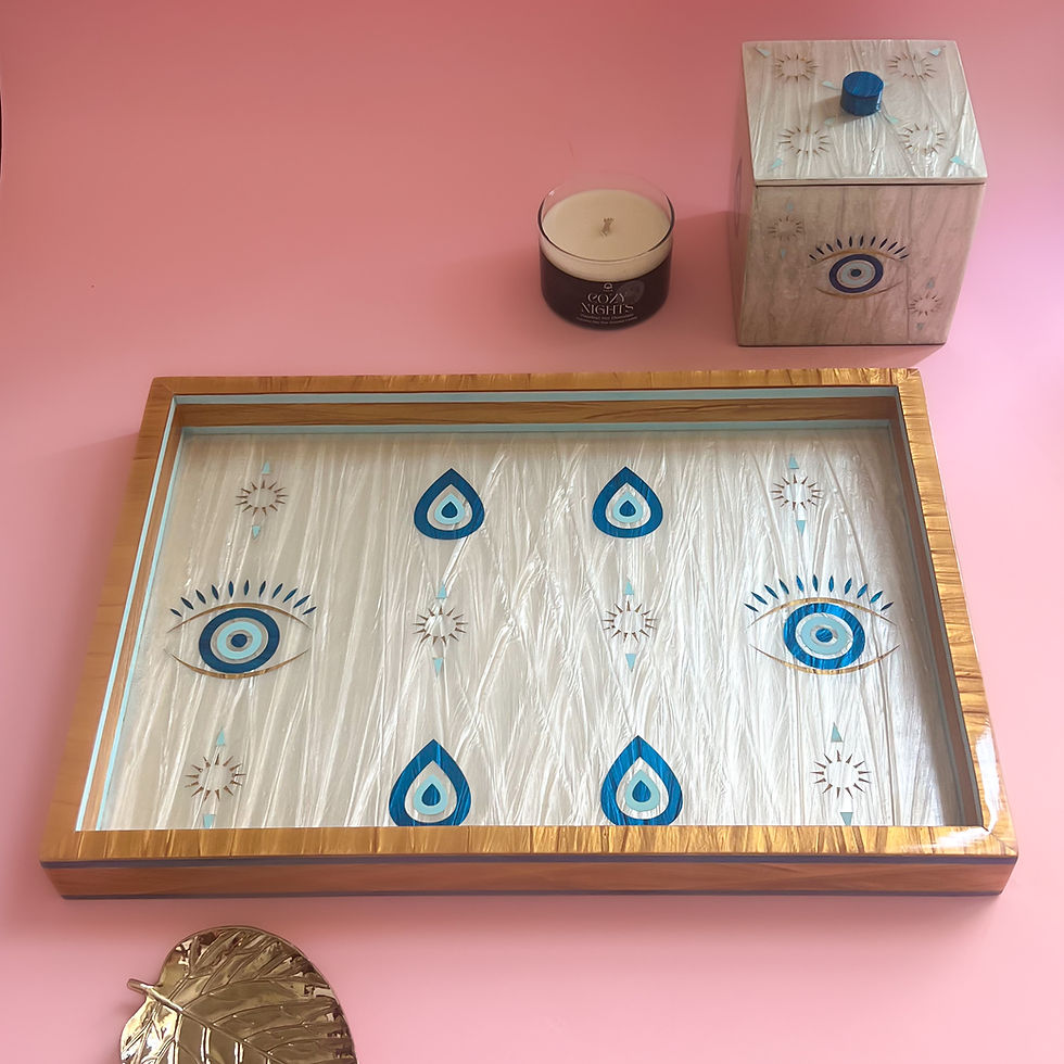 Thumbnail: ERVY Eyes Wooden x Mother of Pearl Box