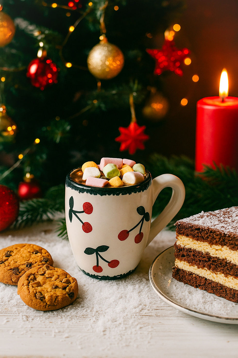 Thumbnail: SAVING Bundle: 2 Winter Mugs + 1 MOODY 250 gm Candle "SAVE 10%"
