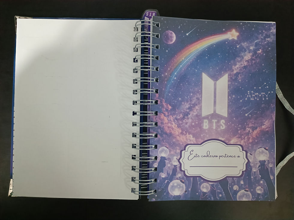 Miniatura: Caderno A5 Wire-o BTS