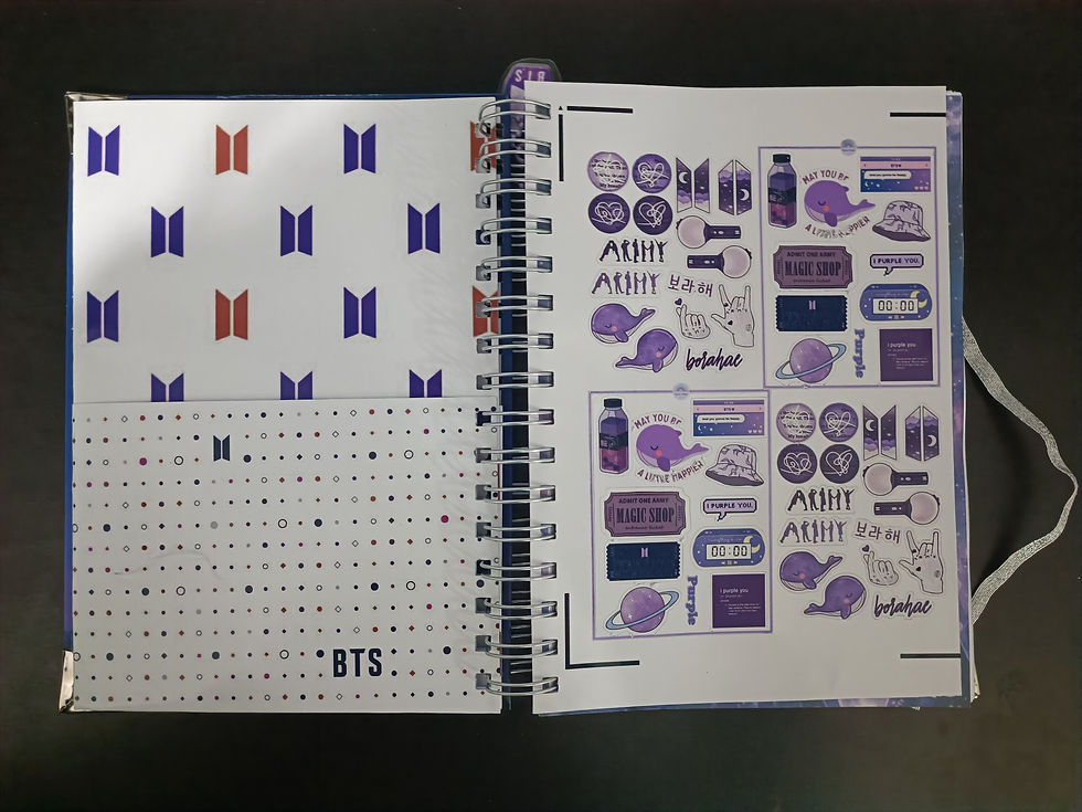 Miniatura: Caderno A5 Wire-o BTS