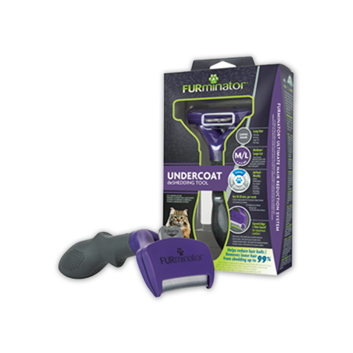Furminator Brosse Undercoat Chat