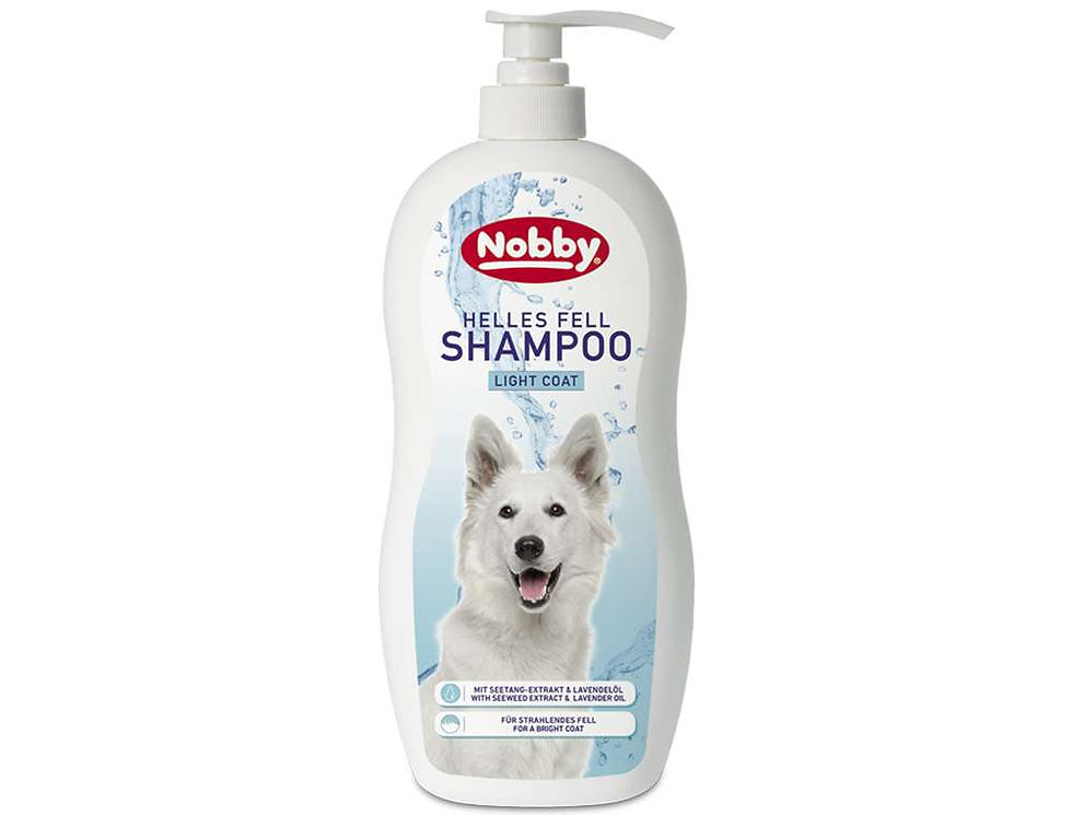 Shampoing pelage blanc ou clair Nobby 300mL (prix affiché) / 1L