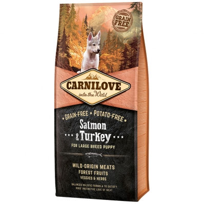 Carnilove pour chiot de grande race Saumon & Dinde 4 kg