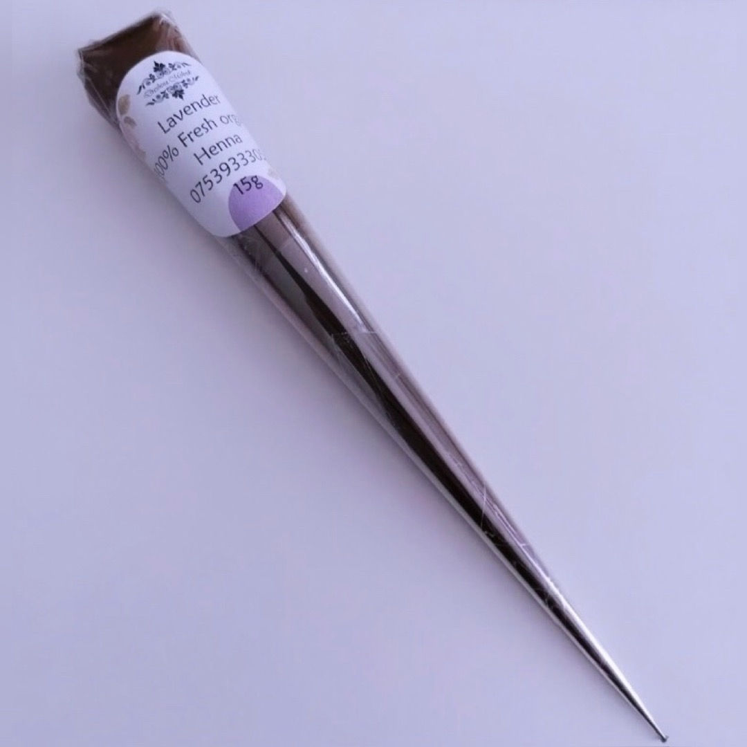 Lavender Henna cone