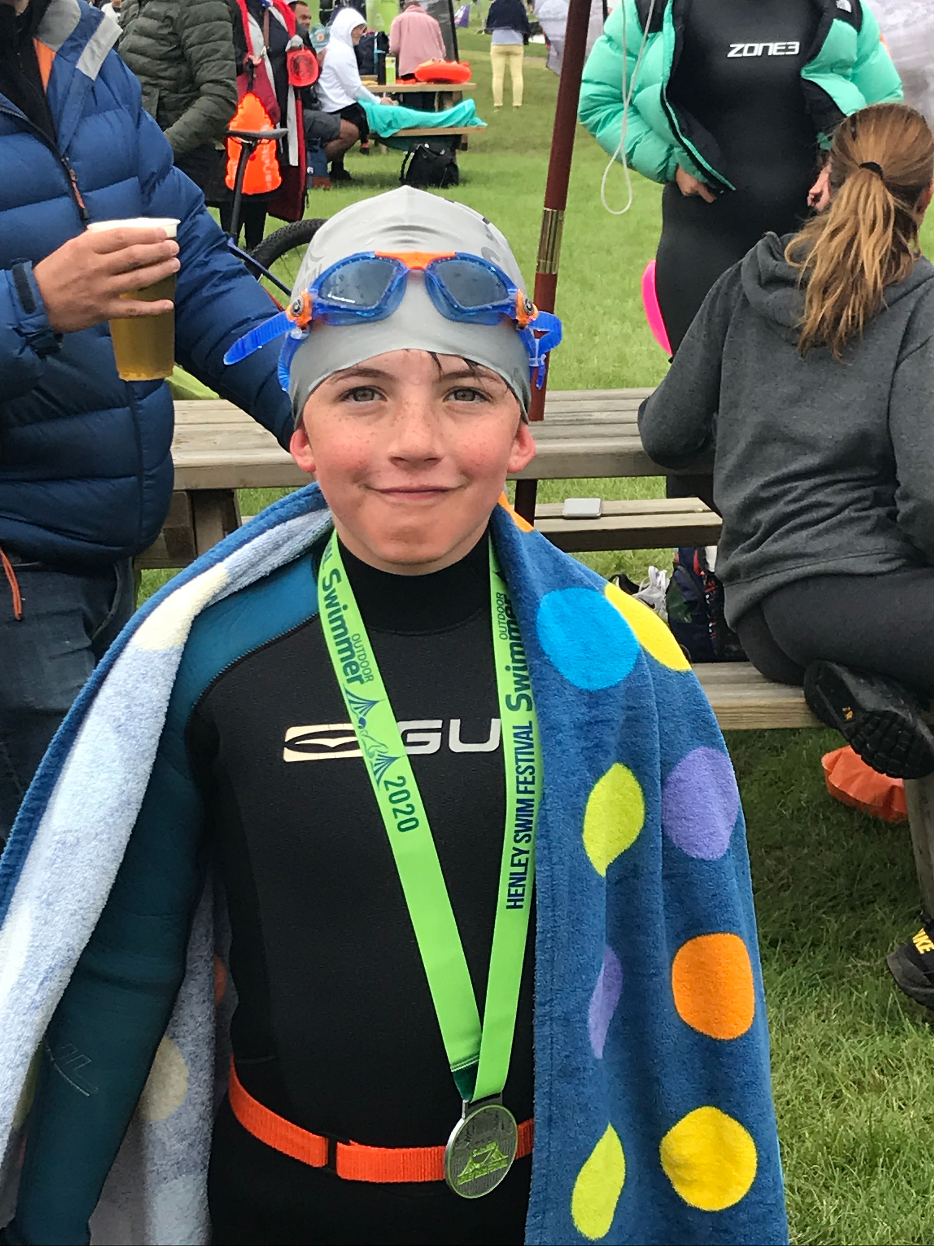 Kiddie open water swimming