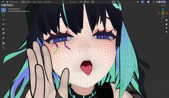 mouth detail test
