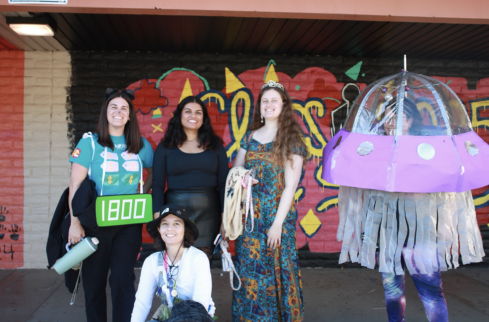 Photos by Kelly Orozco Hernandez | Students and staffs dressed up for Halloween.