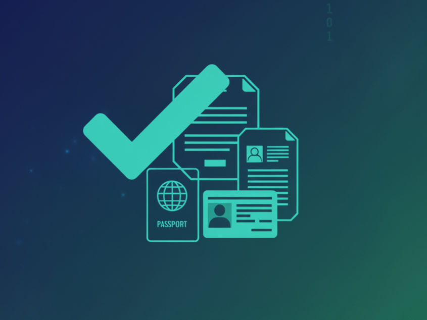 illustration of documents and a check mark