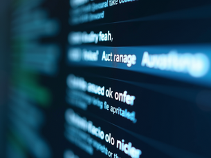 a computer screen showing code