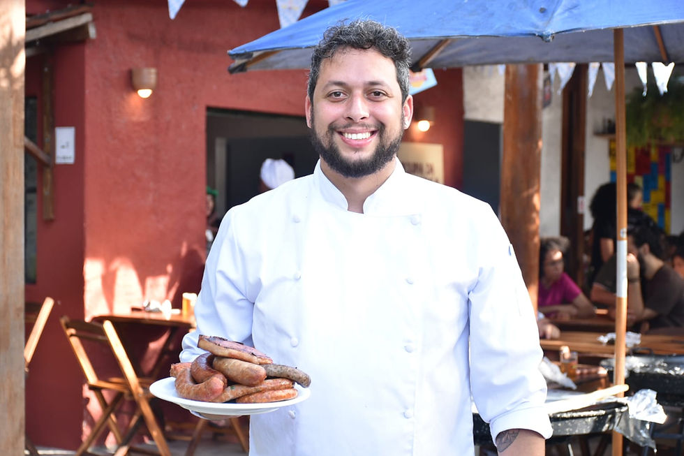 Projeto realiza oficinas gratuitas de charcutaria artesanal comandadas pelo chef Rafha Diniz