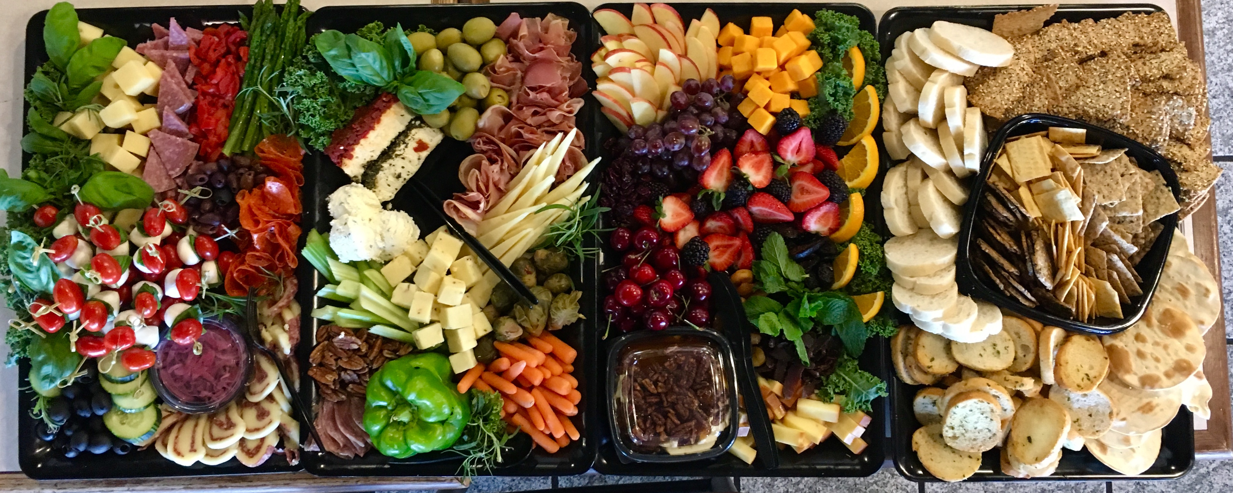 Arranged Food and Objects