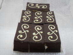 Pastel de chocolate.