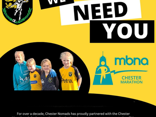 Chester Marathon Oct 5th - Volunteers Needed