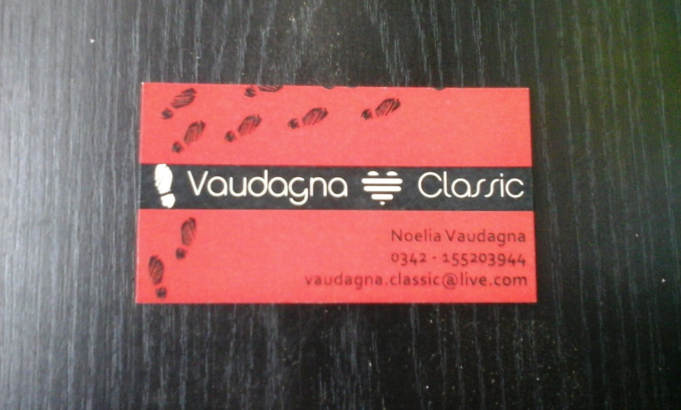 Tarjeta personal Vaudagna Classic •