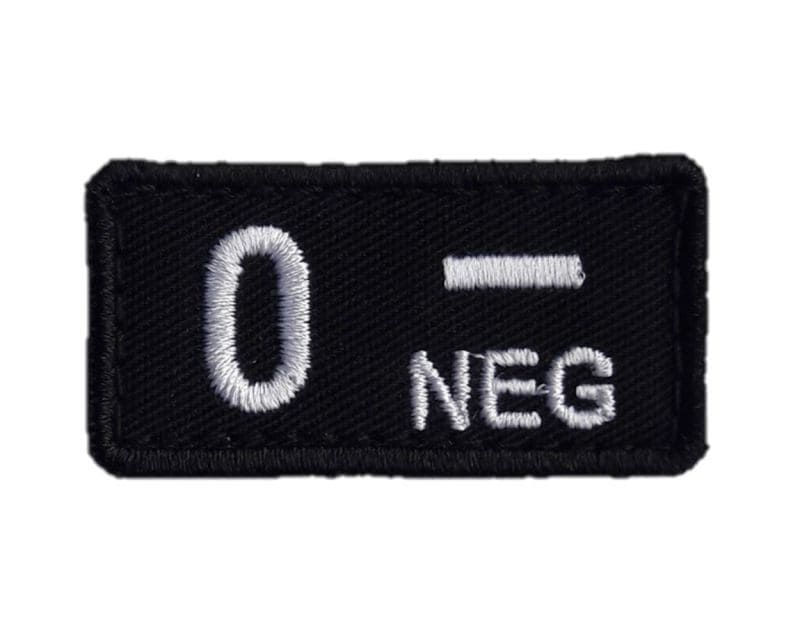 Емблема Haasta група крові 0 Rh-