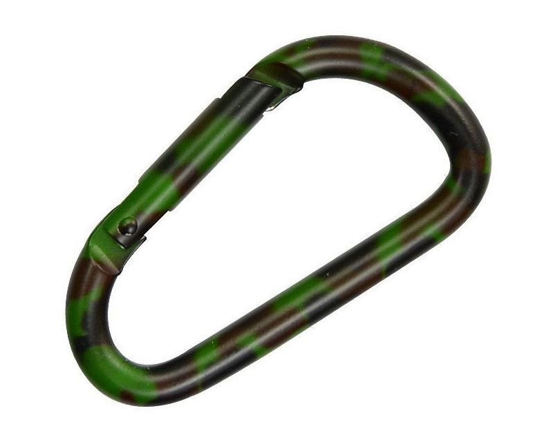 Алюмінієвий карабінчик Mil-Tec Classic Classic - 75 мм