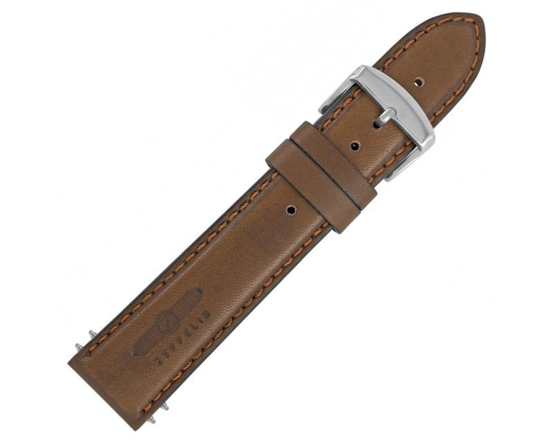 Шкіряний ремінець Zeppelin для годинника 22 мм