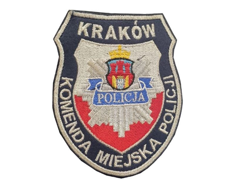 Емблема на плече "Komenda Miejska Policji Kraków" з липучкою