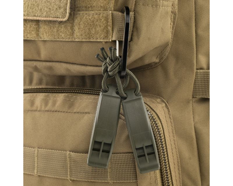 Прев'ю: Сигнальний свисток Mil-Tec Signaling Whistle Tactical MOLLE Olive - 2 шт
