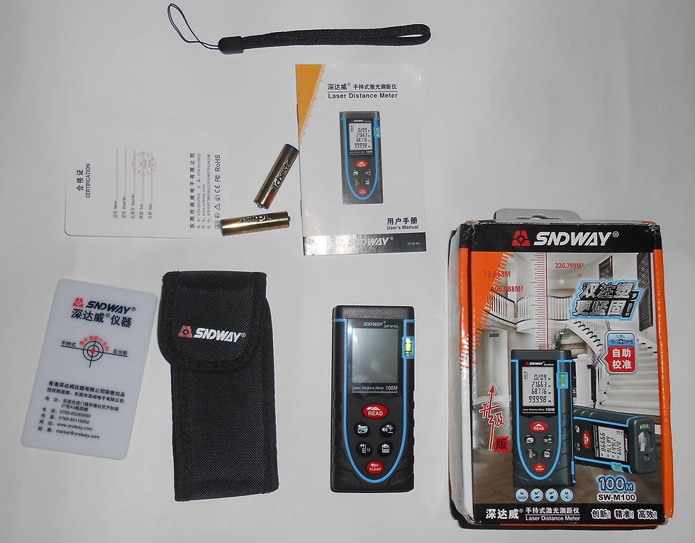 Miniatura: Telemetro Sndway 100m laser