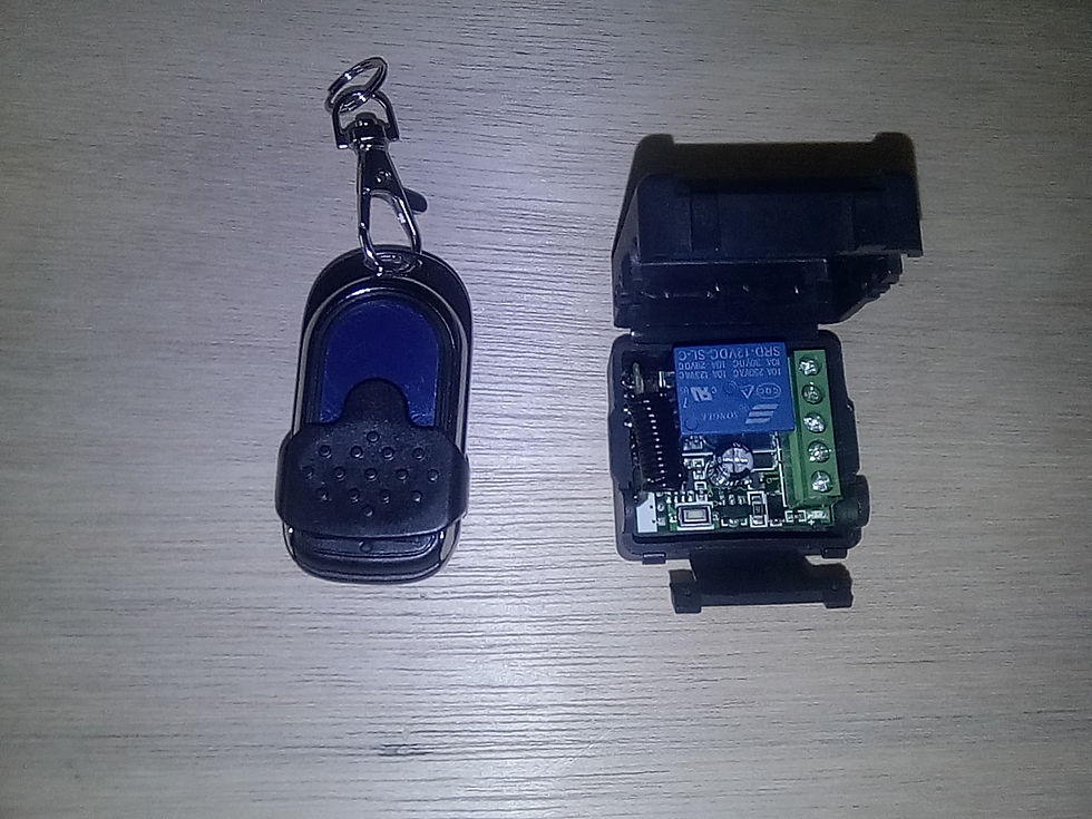 Miniatura: Relevador Control Remoto Rf 12v Dc Ac 1 Canal Relay 433mhz