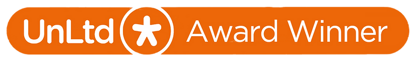 UnLtd Award Winner logo white background