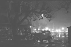 Sur la Place des Bergues - décembre 1946