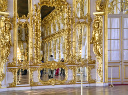 Russie - Palais Catherine à Pouchkine - Salle du Bal - avril 2004