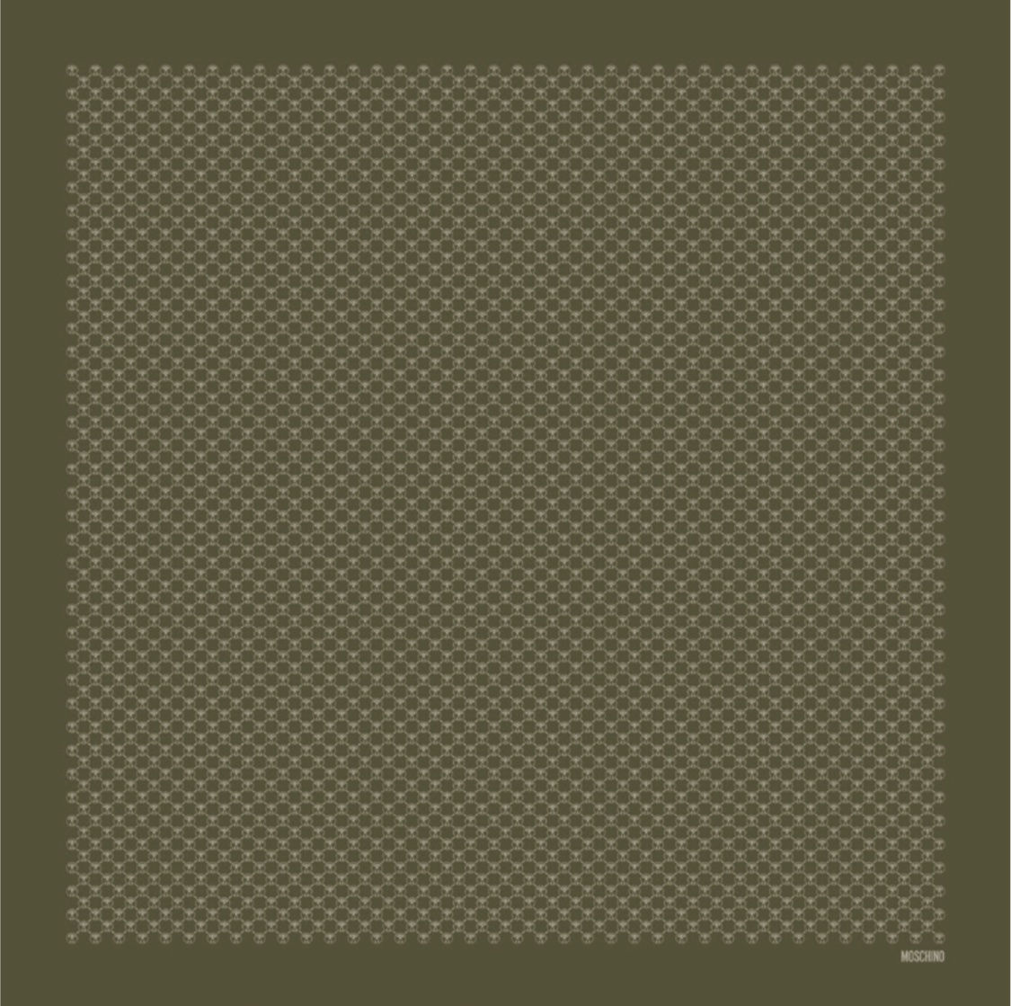 Foulard Moschino monogramma