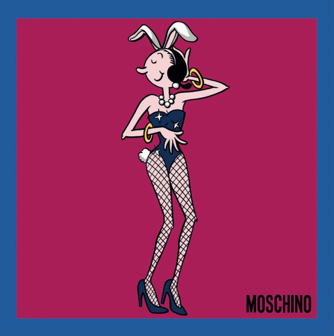 Foulard Moschino Olivia playboy