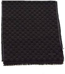 Thumbnail: Sciarpa Moschino uomo logo nero / grigio