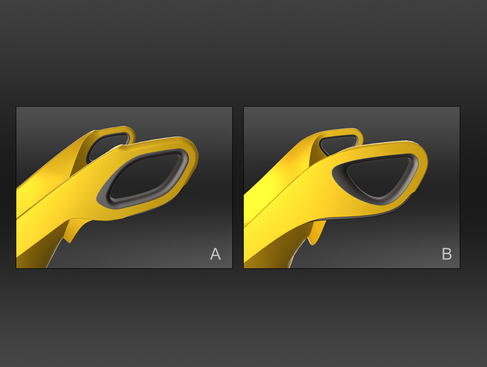 Detail design concepts for the handle