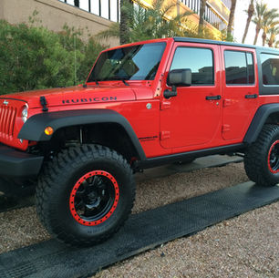 2015 Jeep Wrangler 4 Door Red