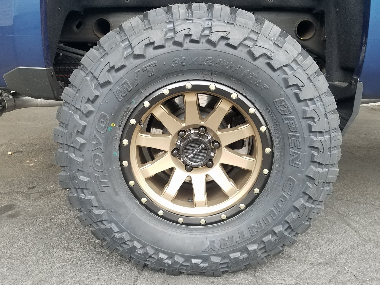 2017 Chevy Silverado Blue