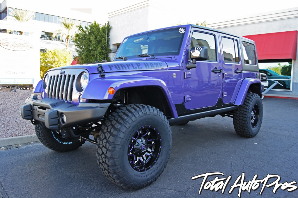 2016 Jeep Wrangler 4 Door Xtreme Purple Pearl Coat